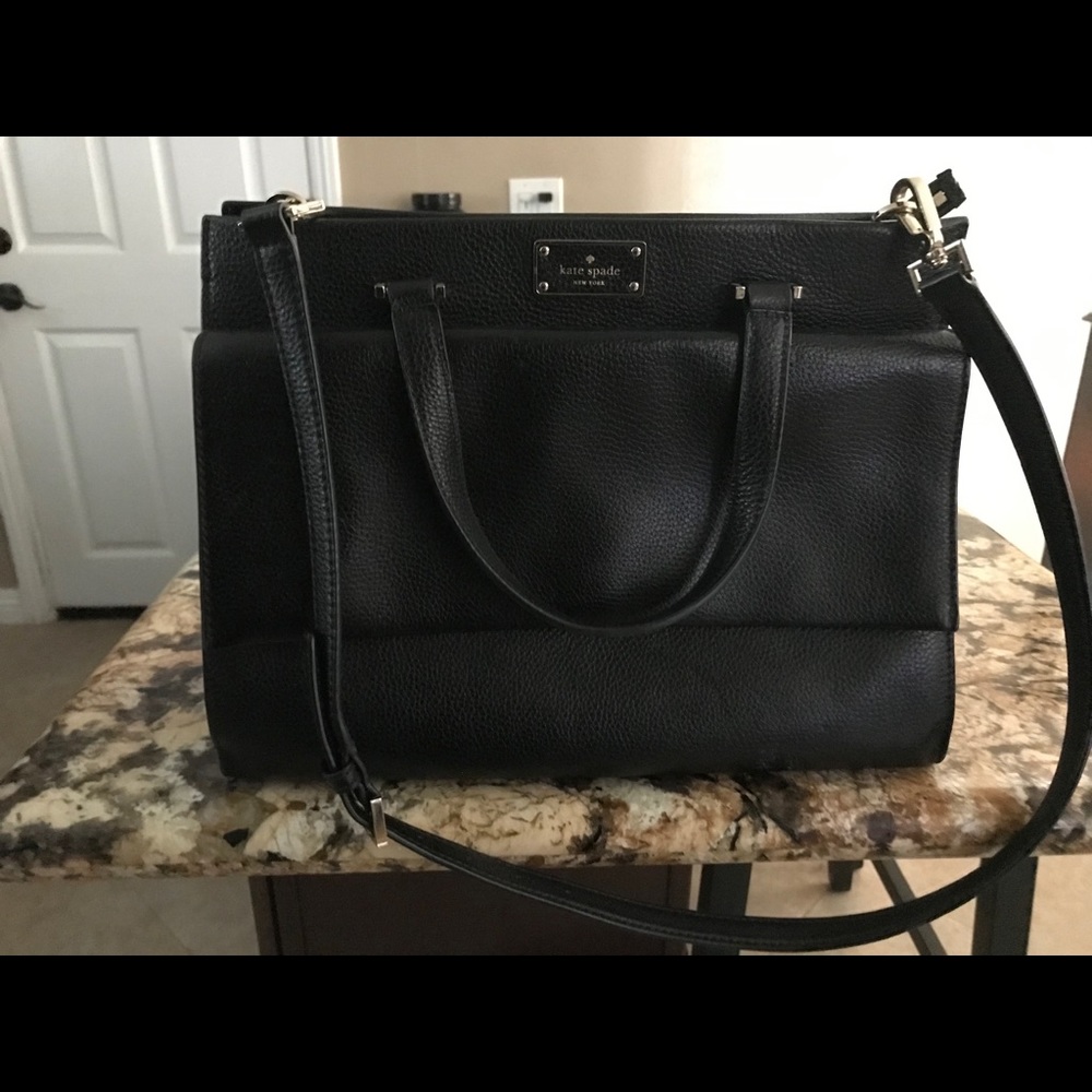Kate Spade Black Leather Bag
